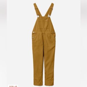 Everlane canvas overalls